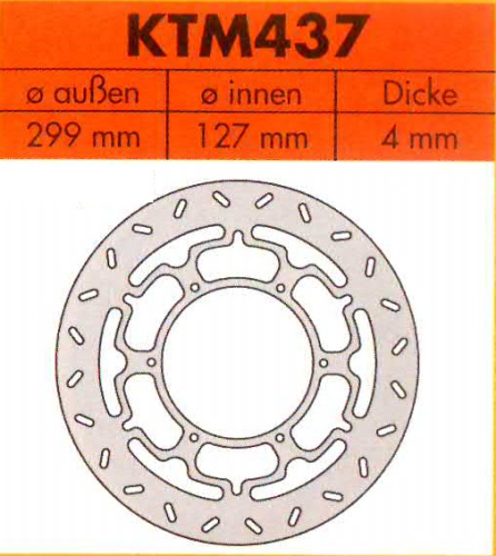 FE Bremsscheibe vorne KTM 950 LC8 Adventure vorne Bj.01