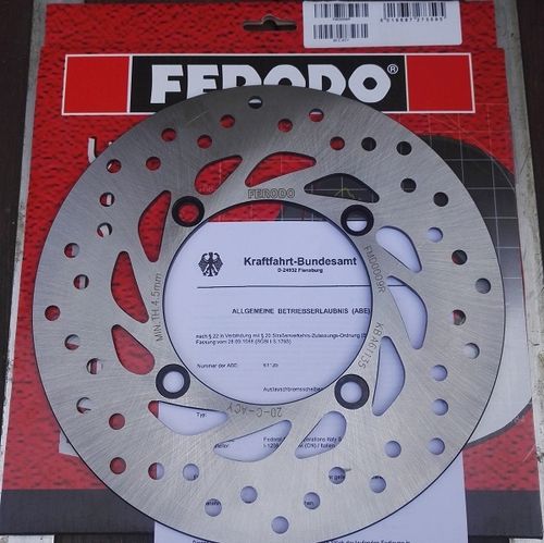 Bremsscheibe FMD0009R brake disc vorne hinten FERODO