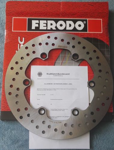 Bremsscheibe Ferodo FMD0010R vorne