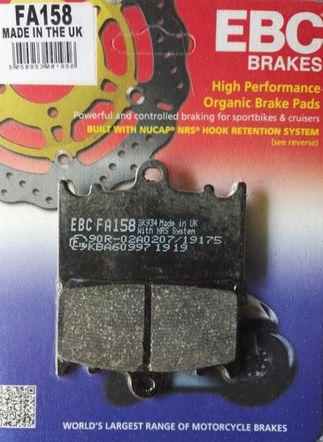 Bremsbeläge Standard EBC FA158 Kawasaki vorne